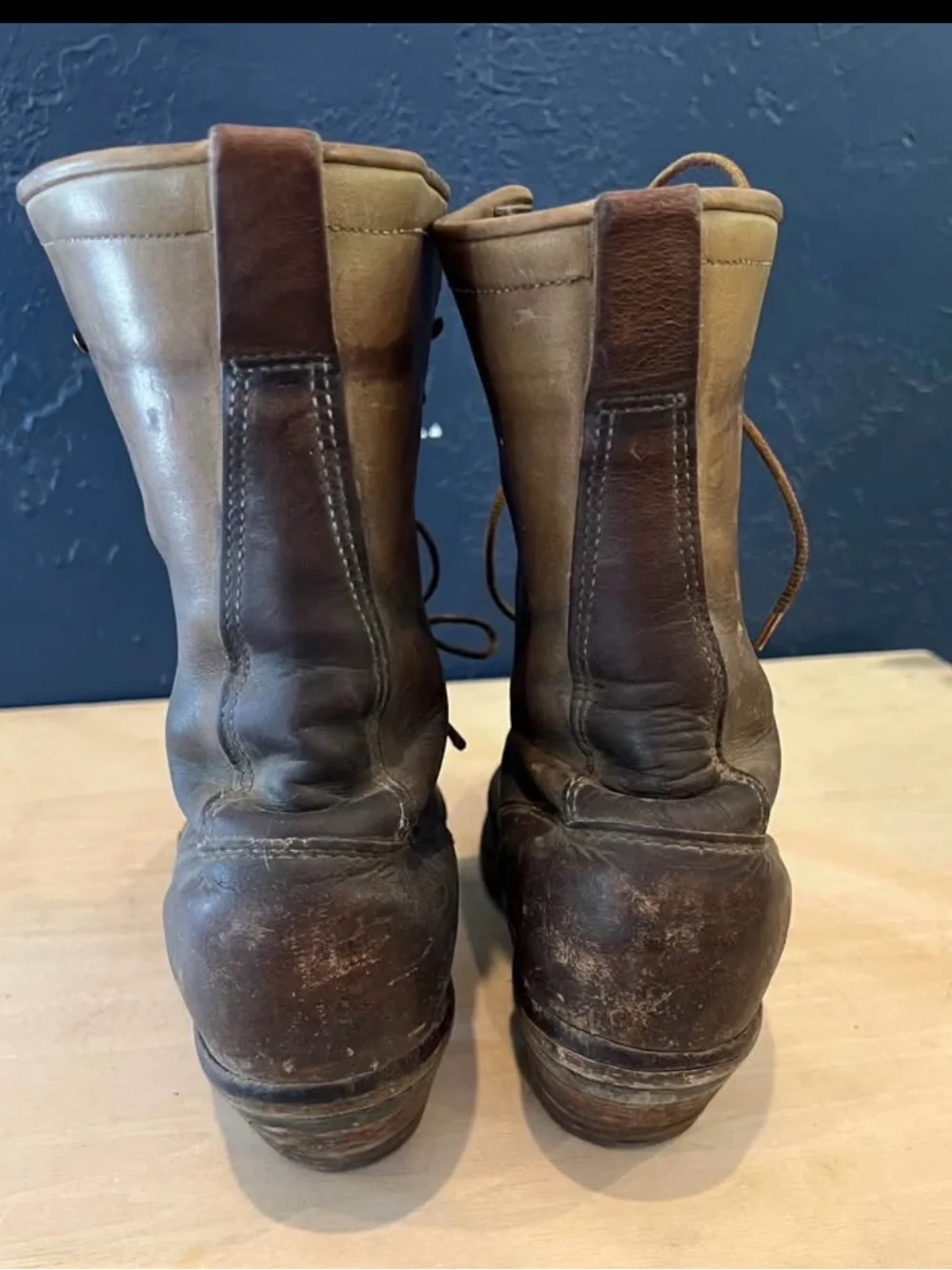 Chippewa Brown Leather Lace-Up Packer Work Boots Size 10B